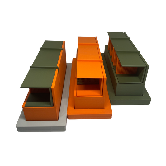 3D Printed Miniature Air Handling Unit Without Dampers